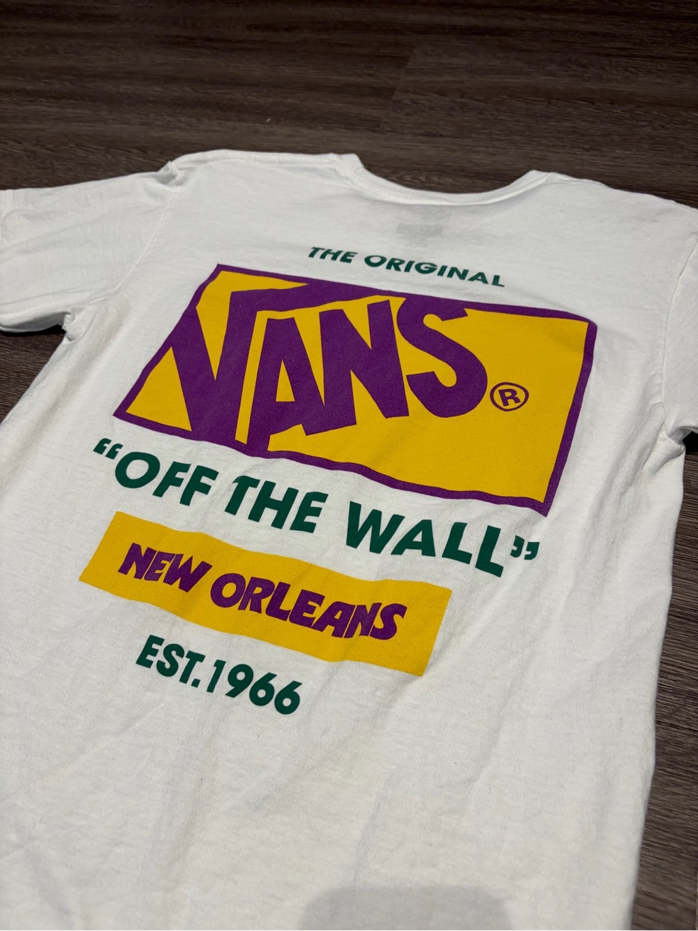 Vans New Orleans Mardi Gras shirt